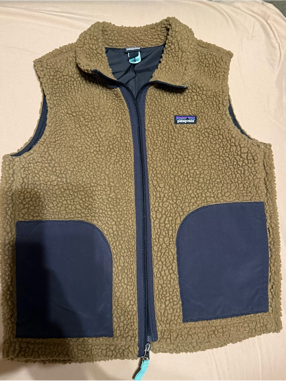 Patagonia Brown Sherpa Fleece Vest